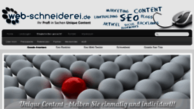 What Web-schneiderei.de website looked like in 2015 (8 years ago)