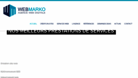 What Webmarko.com website looked like in 2015 (8 years ago)