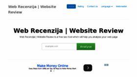 What Webrecenzija.com website looked like in 2015 (8 years ago)
