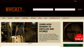 What Whiskey.com website looked like in 2015 (8 years ago)