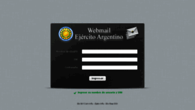 What Webmail.ejercito.mil.ar website looked like in 2015 (8 years ago)