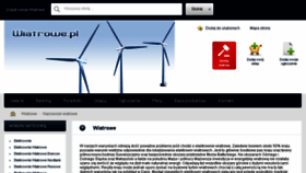 What Wiatrowe.pl website looked like in 2015 (8 years ago)