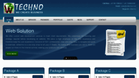 What W3techno.com website looked like in 2015 (8 years ago)