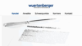 What Wuertenberger-legal.de website looked like in 2015 (8 years ago)