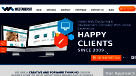 What Webtakers.com website looked like in 2015 (8 years ago)