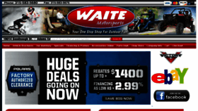 What Waitemotorsports.com website looked like in 2015 (8 years ago)