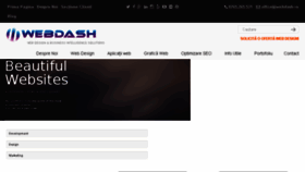 What Webdash.ro website looked like in 2015 (8 years ago)