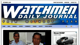 What Watchmendaily.com website looked like in 2015 (8 years ago)