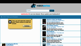 What Watch-series.com website looked like in 2015 (8 years ago)
