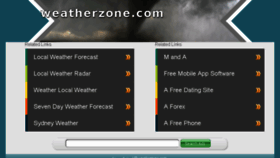 What Weatherzone.com website looked like in 2015 (8 years ago)