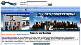 What Webconference.com website looked like in 2015 (8 years ago)