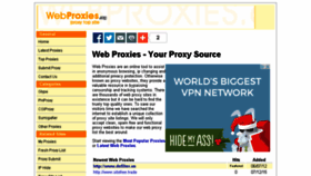 What Webproxies.org website looked like in 2015 (8 years ago)