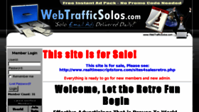 What Webtrafficsolos.com website looked like in 2015 (8 years ago)