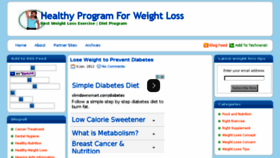 What Weightlossprogramforall.com website looked like in 2015 (8 years ago)