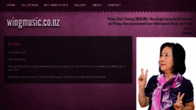 What Wingmusic.co.nz website looked like in 2015 (8 years ago)