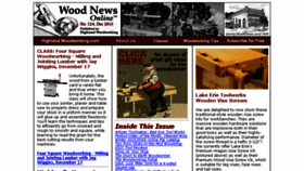 What Woodnewsonline.com website looked like in 2015 (8 years ago)