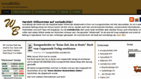 What Workablogic.de website looked like in 2015 (8 years ago)
