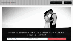 What Weddingsonline.co.uk website looked like in 2015 (8 years ago)