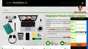 What Webhelpline.in website looked like in 2015 (8 years ago)