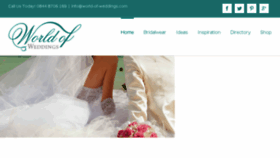 What World-of-weddings.com website looked like in 2015 (8 years ago)
