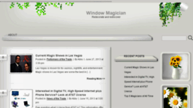 What Windowmagician.com website looked like in 2015 (8 years ago)