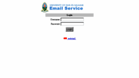 What Webmail.udsm.ac.tz website looked like in 2015 (8 years ago)