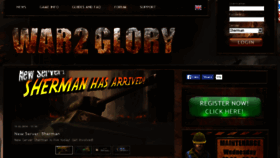 What War2glory.fr website looked like in 2015 (8 years ago)