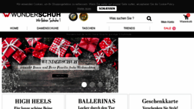 What Wunderschuh.de website looked like in 2015 (8 years ago)