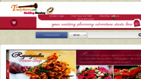 What Weddingdirectory.truelymarry.com website looked like in 2015 (8 years ago)