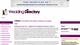 What Wedding-directory-uk.co.uk website looked like in 2015 (8 years ago)