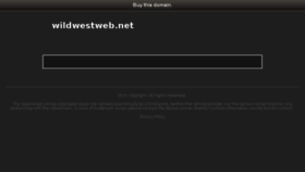 What Wildwestweb.net website looked like in 2015 (8 years ago)