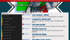 What Wackoff.com website looked like in 2015 (8 years ago)