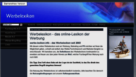 What Werbe-lexikon.info website looked like in 2016 (8 years ago)