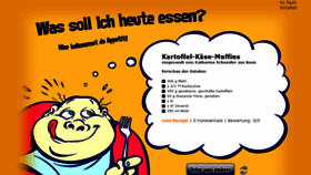 What Was-soll-ich-heute-essen.de website looked like in 2016 (8 years ago)