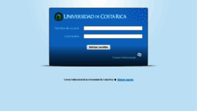 What Webmail.ucr.ac.cr website looked like in 2016 (10 years ago)