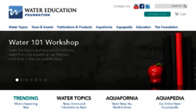What Water-ed.org website looked like in 2016 (8 years ago)