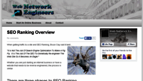 What Webnetworkengineers.com website looked like in 2016 (8 years ago)