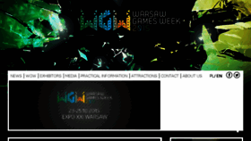 What Warsawgamesweek.pl website looked like in 2016 (8 years ago)