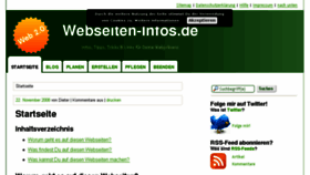 What Webseiten-infos.de website looked like in 2016 (8 years ago)