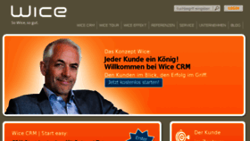 What Wice-crm.de website looked like in 2016 (8 years ago)