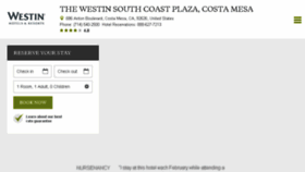 What Westinsouthcoastplaza.com website looked like in 2016 (8 years ago)