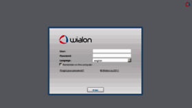 What Wialon.su website looked like in 2016 (8 years ago)