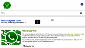 What Webwhatsup.com website looked like in 2016 (8 years ago)