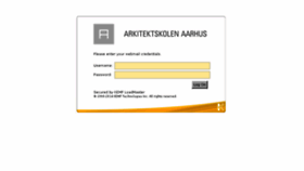 What Webmail.aarch.dk website looked like in 2016 (8 years ago)