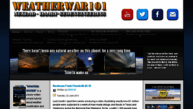 What Weatherwar101.com website looked like in 2016 (8 years ago)