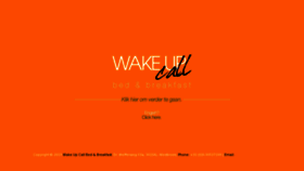 What Wakeupcall.nu website looked like in 2016 (8 years ago)
