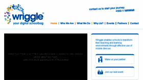 What Wriggle.ie website looked like in 2016 (8 years ago)