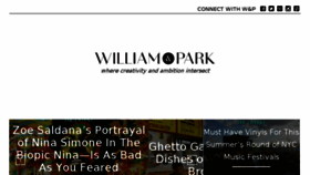 What Williamandpark.com website looked like in 2016 (8 years ago)