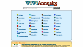 What Wiwiannuaire.com website looked like in 2016 (8 years ago)