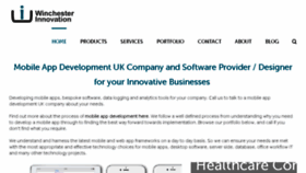 What Winchesterinnovation.co.uk website looked like in 2016 (8 years ago)